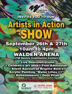 Artists In Action Fall Show 2015