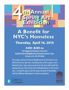 4th Annual Spring Art Exhibition  A Benefit For...