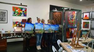 Paint And Wine With Jeni Bate
