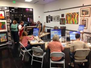 Paint And Wine With Jeni Bate