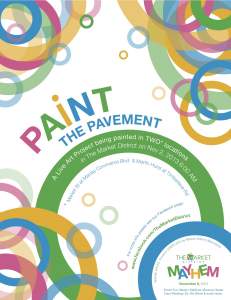 Paint the Pavement - A Live Art Project