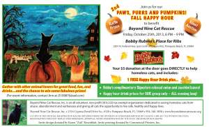 Paws Purrs And Pumpkins Fall Happy Hour