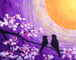 Wine And Canvas Painting Class - Love