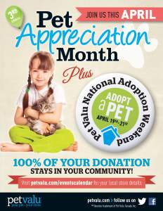 Pet Valu National Adoption Weekend