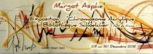 Chromosomes Acryliques  Exposition artiste Margot Asphe 