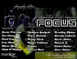 Infocus Photography Exhibition At Moniker Gallery