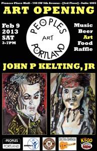 John P Kelting Solo Show - 75 New Paintings