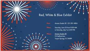 Red White And Blue Exhibit