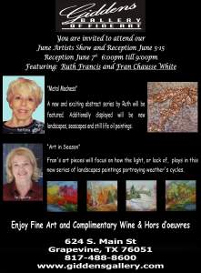Featured Artists Show And Reception June 5 - 15...