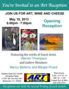 Gallery East Artist Reception and Art Show