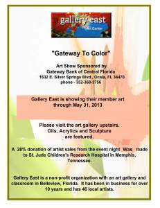 Gateway To Color Art Show