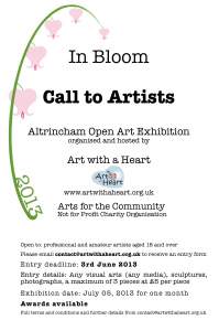 Altrincham Open Art Exhibition - Call to Artists