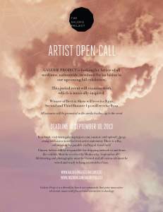 Galerie Project - Artist Open Call