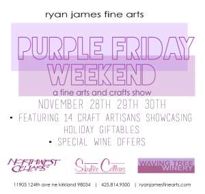 Purple Friday Weekend Fine Arts And Crafts Show...