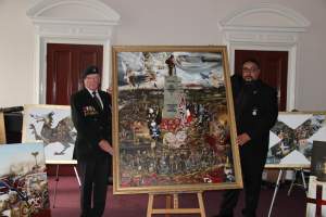 Ww1 1914 -1918 Centenary Painting Goes To St...