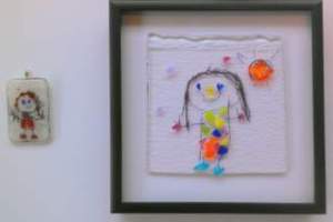 Artforkids Self Portraits Drawings In Glass With...