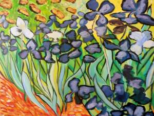 Paintin Party  Van Gogh Style Irises