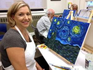 Paintin Party Van Gogh Inspired Starry Night