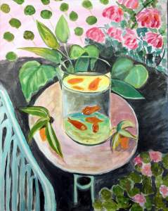 PAINTING PARTY Matisse Inspired Goldfish Still Life