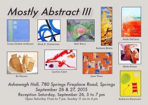 Mostly Abstract Lll - Ashawagh Hall - East Hampton