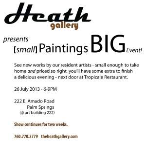 Small Paintings Big Event
