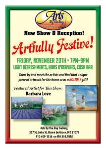 Arts By The Bay Gallery Announces Artfully...