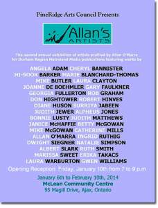 Allans Artists Opening Reception