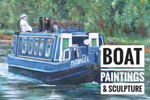 Boat Paintings And Sculpture