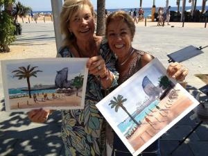 La Terraza Atico Offers One Day Painting Classes In Barcelona 