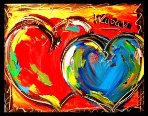 Artist Mark Kazav New Artworks - HEARTS,MUSIC ART Artist Mark Kazav New Artworks - HEARTS,MUSIC ART