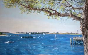 Artist Christopher Reid Wins 2nd Best In Show At Southport Plein Air Paint-Out