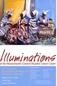 Work By Artist Harold Ellison Is Featured At Illuminations Exhibit At Mass General Hospital In Boston 