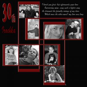 Birthday Photo Collage For Wife, Personalized Gift