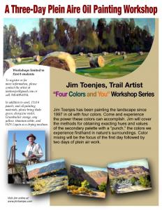 Painter Jim Toenjes Announces Spring Workshops