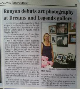 Runyon Debuts Art Photography